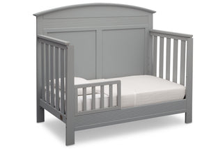 Serta Grey (026) Ashland 4-in-1 Convertible Crib, Right Toddler Bed View a3a 5