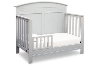 Serta Bianca White (130) Ashland 4-in-1 Convertible Crib, Right Toddler Bed View b3b 11