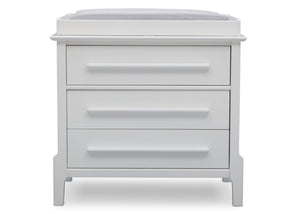 Serta Mid-Century Classic 3 Drawer Dresser Bianca (130), Front b1b 7