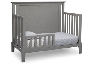 Serta Mid-Century Modern Lifestyle 4-in-1 Crib Grey (026) Toddler Bed a4a 4