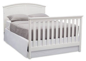 Delta Children White (100) Somerset 4-in-1 Crib, Full-Size Bed Conversion with Footboard a6a 7