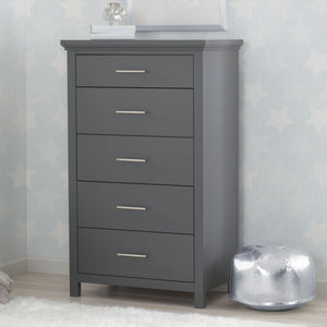 Delta Children Charcoal Grey (029) Avery 5 Drawer Chest (708050), Hangtag, a1a 23