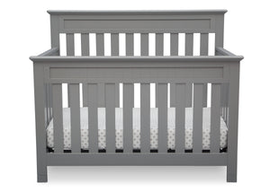 Delta Children Grey (026) Chalet 4-in-1 Crib, front view, d2d 11