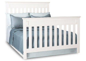 Delta Children White Ambiance (108) Chalet 4-in-1 Crib, Full-Size Bed Conversion b4b 19