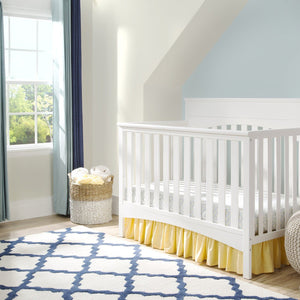 Delta Children White Ambiance (108) Bennington Lifestyle 4-in-1 Crib, Crib Conversion in Setting a1a 23