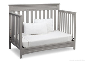 Delta Children Grey (026) Geneva 4-in-1 Crib, Day Bed Conversion a6a 7