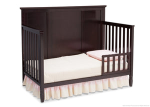 Delta Children Dark Chocolate (207) Epic 4-in-1 Crib, Toddler Bed Conversion with Toddler Guardrail c2c 16