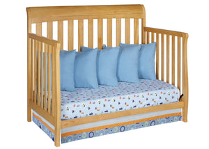 Delta Children Natural (260) Marquis 4-in-1 Crib, Daybed Conversion Side View c4c 5