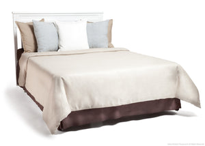 Delta Children White (100) Princeton 4-in-1 Crib, Full-Size Bed Conversion b5b 6