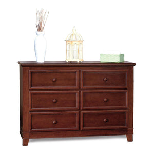 Delta Children Caramel (233) Westin 3 Drawer Dresser, Right View with Props a1a 6