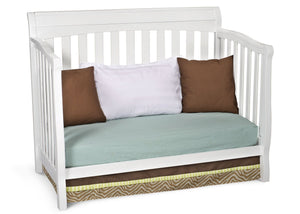 Delta Childrens White (100) Eclipse 4-in-1 Day Bed Conversion a4a 6