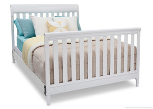 Delta Children White (100) Haven 4-in-1 Crib, Full-Size Bed Conversion a5a 7