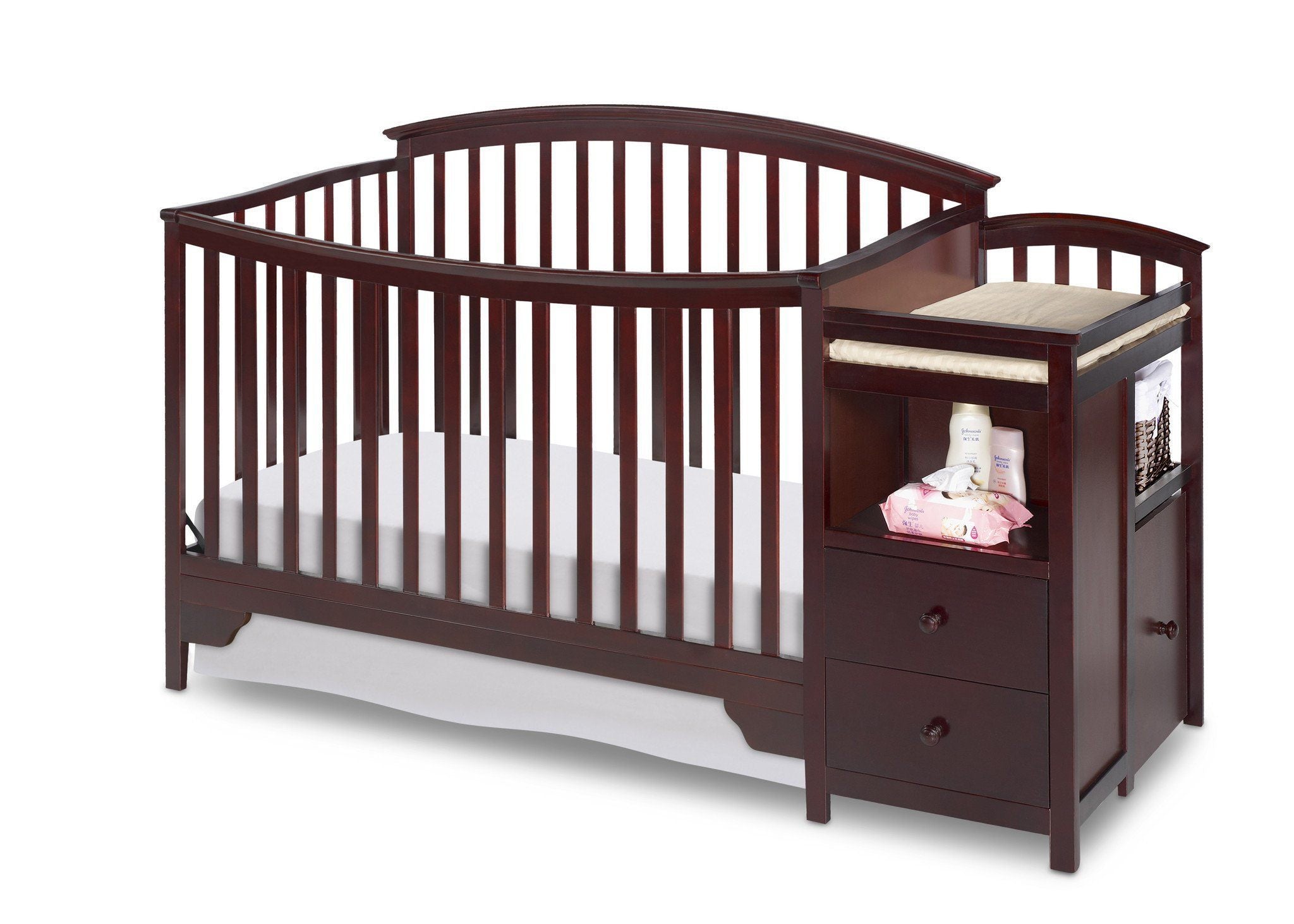Crib Serta Changing Table Sonoma Crib N Changer Delta Children