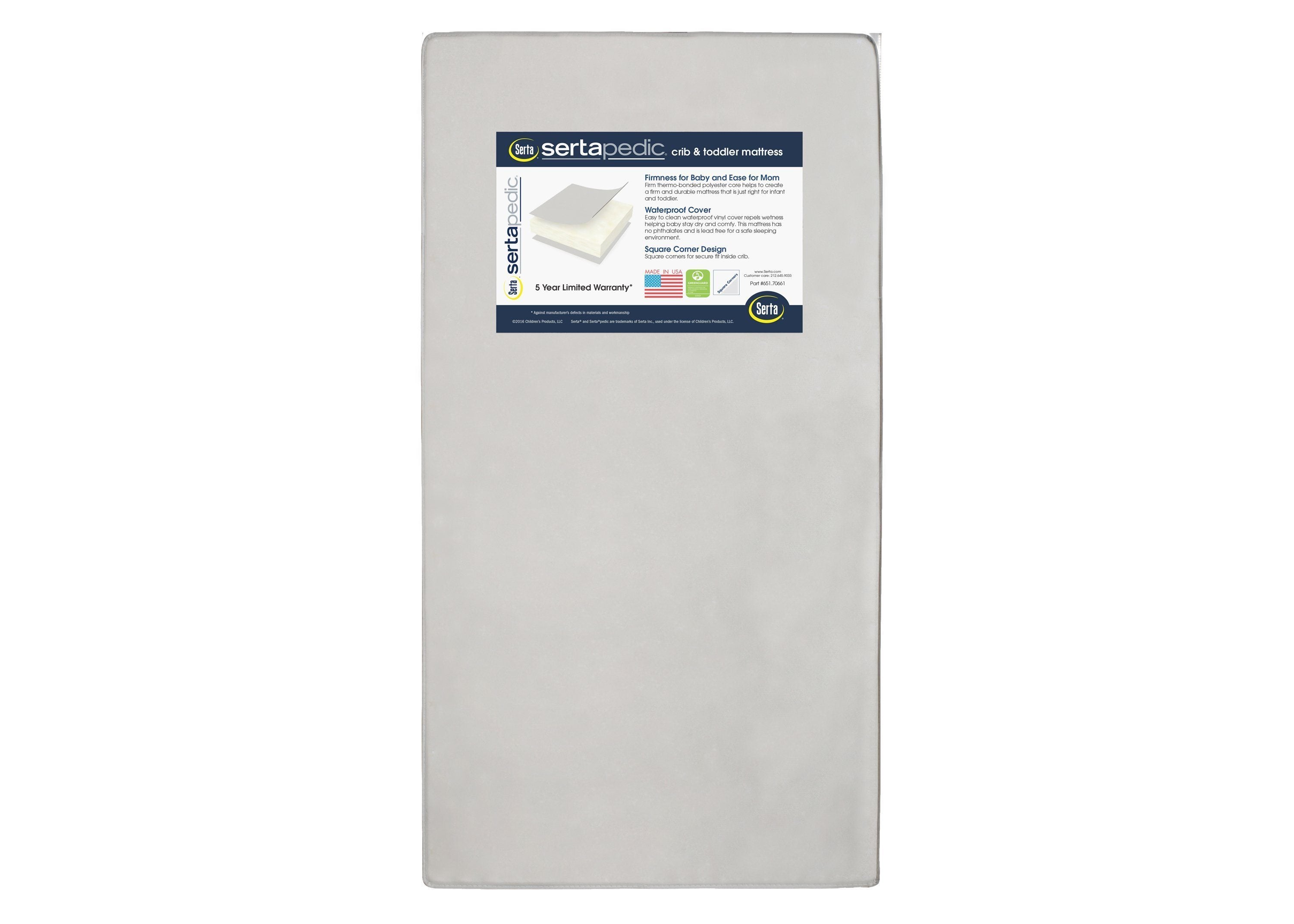 Serta sertapedic crib and toddler mattress hotsell