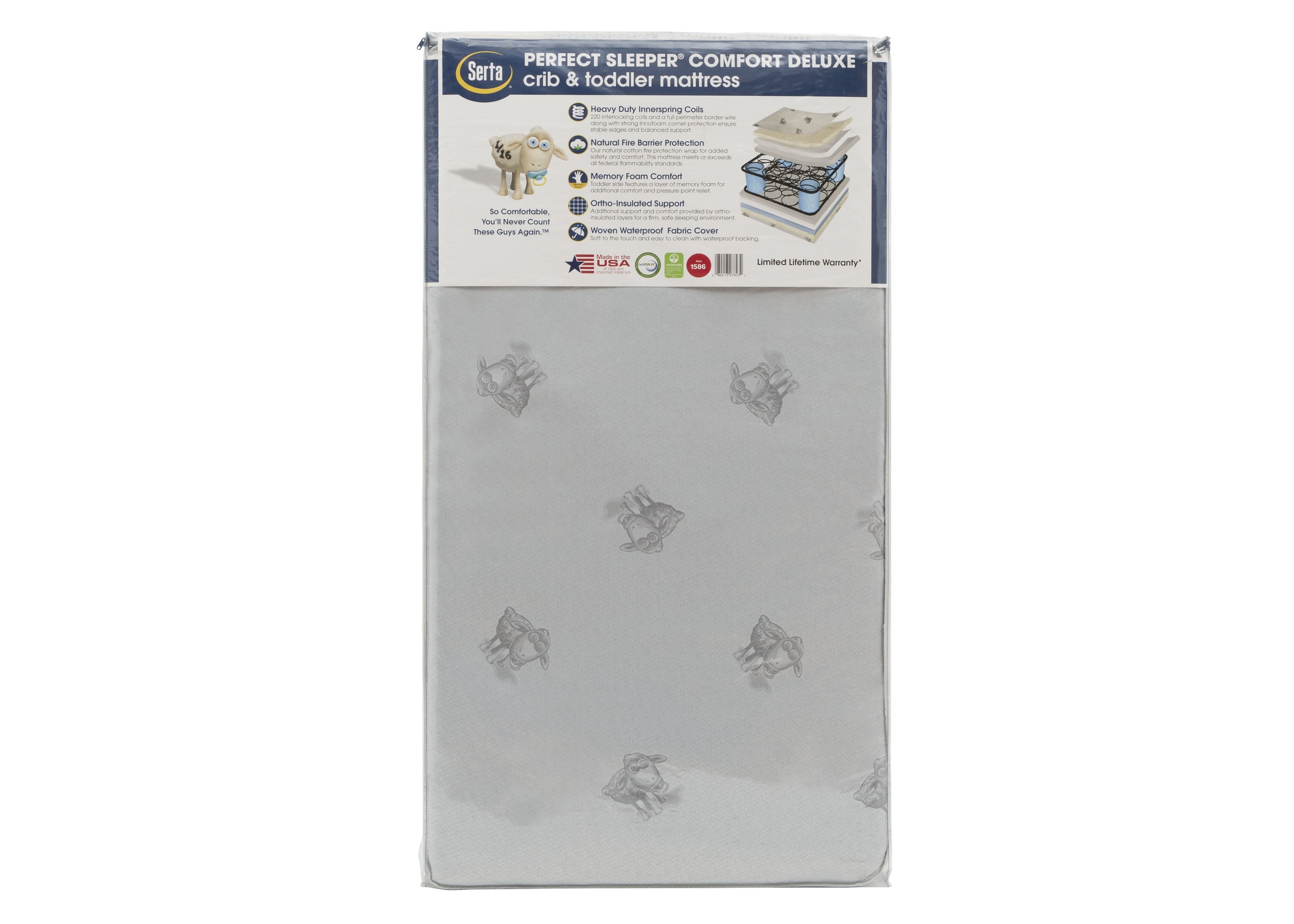 Perfect Sleeper® Comfort Deluxe Crib and Toddler Delta Children