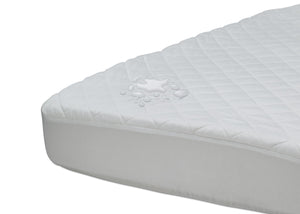 DCB: Beautyrest KIDS Fitted Crib Mattress Pad Corner Detail View No Color (NO) 3