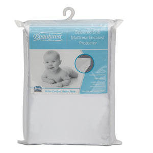 Simmons Kids BeautyrestÂ® Zippered Crib Mattress Encased Protector (B27030-0001), a1a No Color (NO) 3