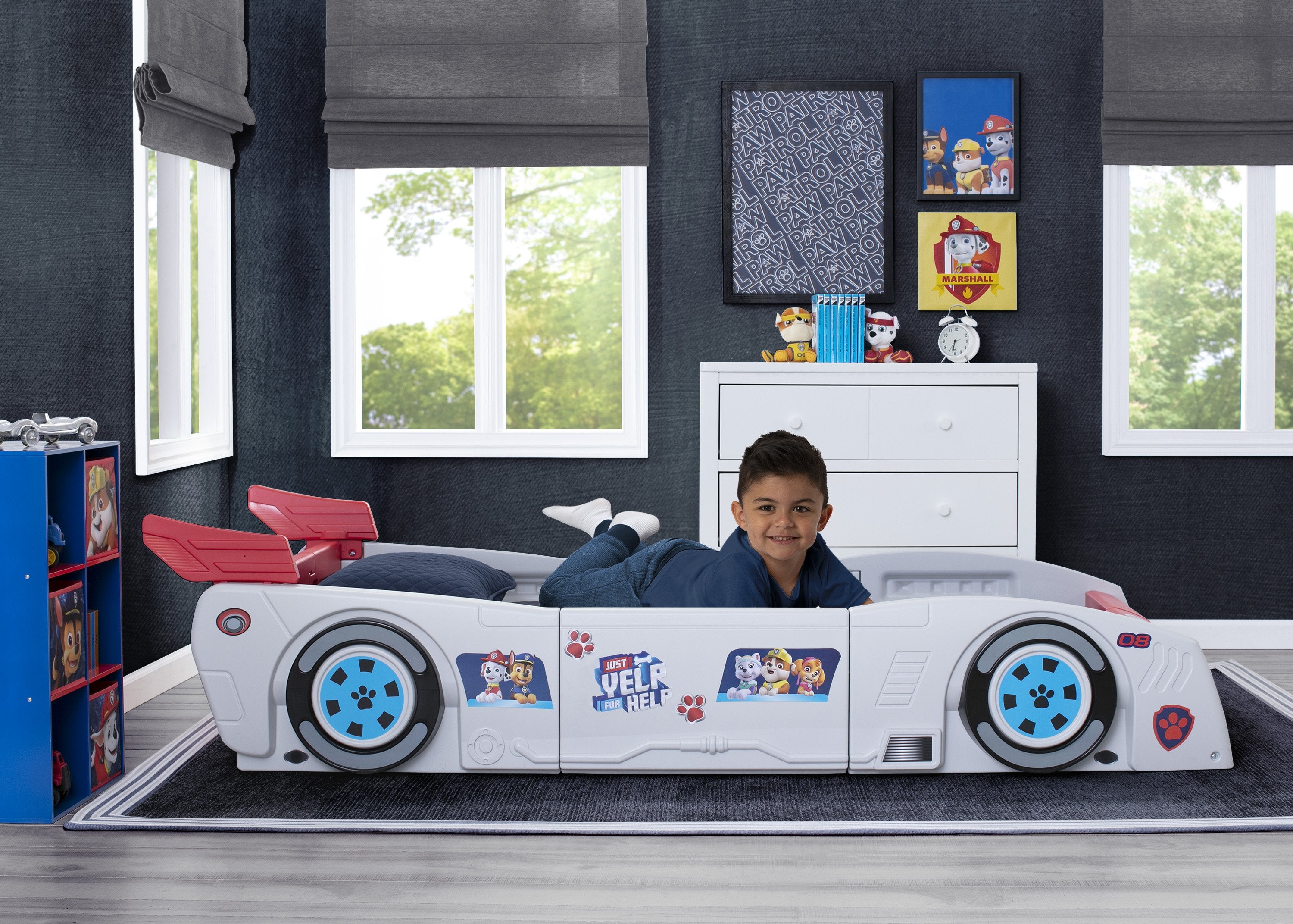 PAW Patroller Toddler and Twin Car Bed Delta Children