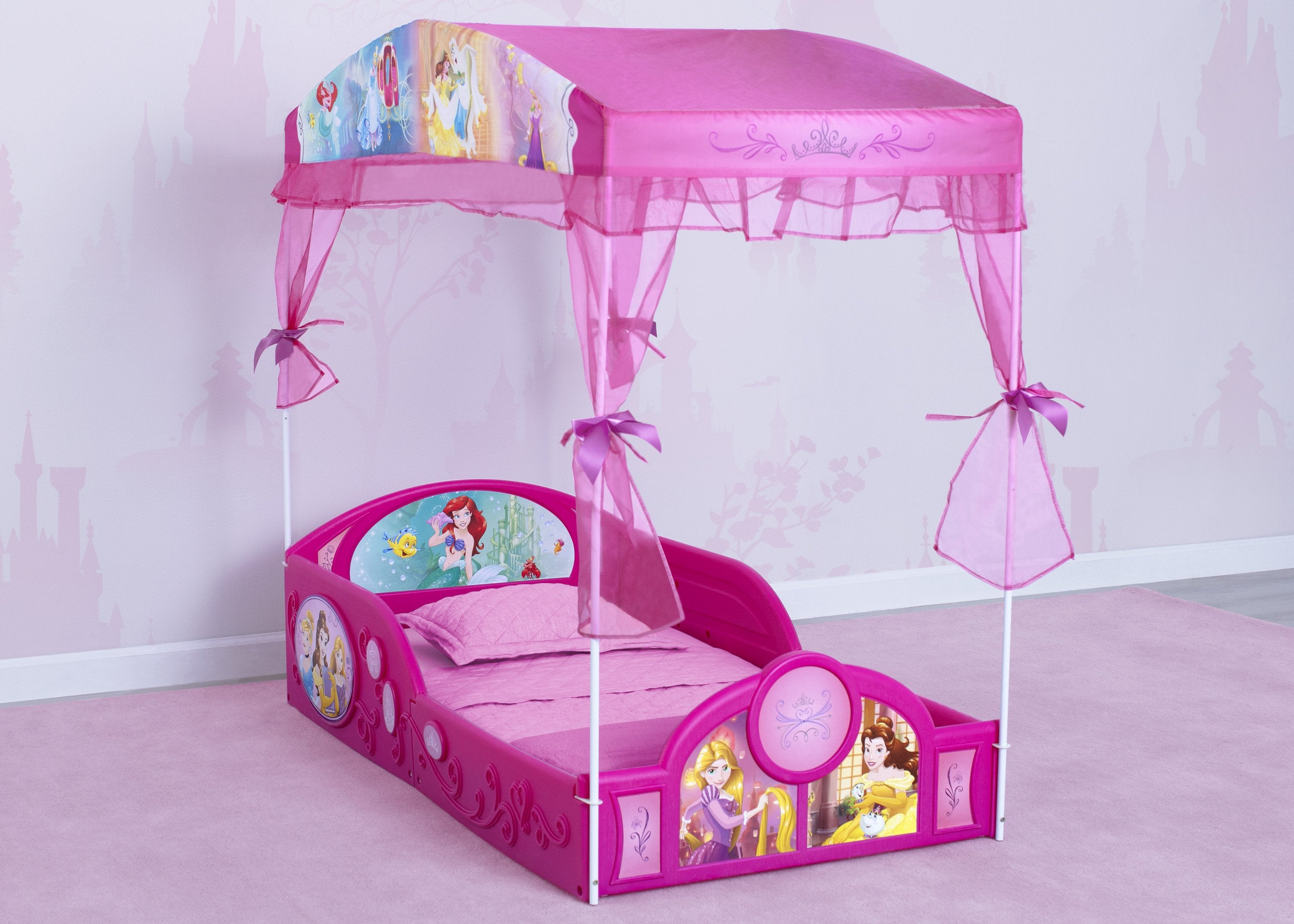 Disney Princess Plastic Sleep and Play Toddler Bed Delta Children