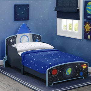 Delta Children Space Adventures (1223) Rocket Ship Wood Toddler Bed 10