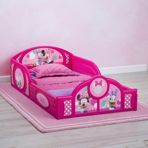 Delta Children Minnie Mouse (1063) Plastic Sleep and Play Toddler Bed 4