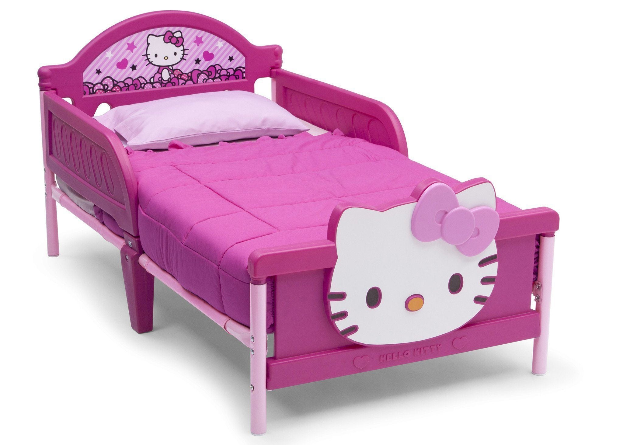 het internet Beschrijven cilinder Hello Kitty Plastic 3D Toddler Bed - Delta Children