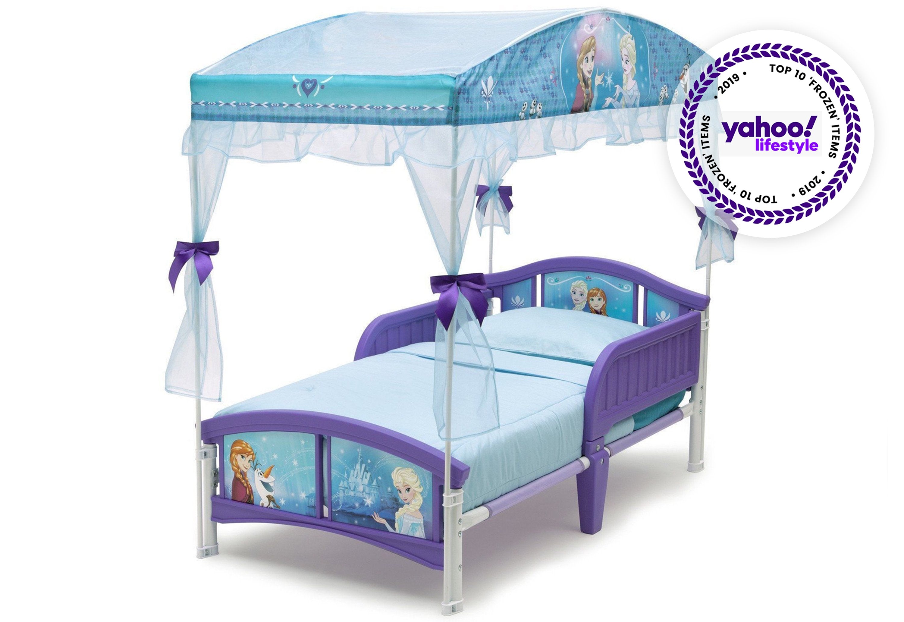Frozen Toddler Canopy Bed Delta Children