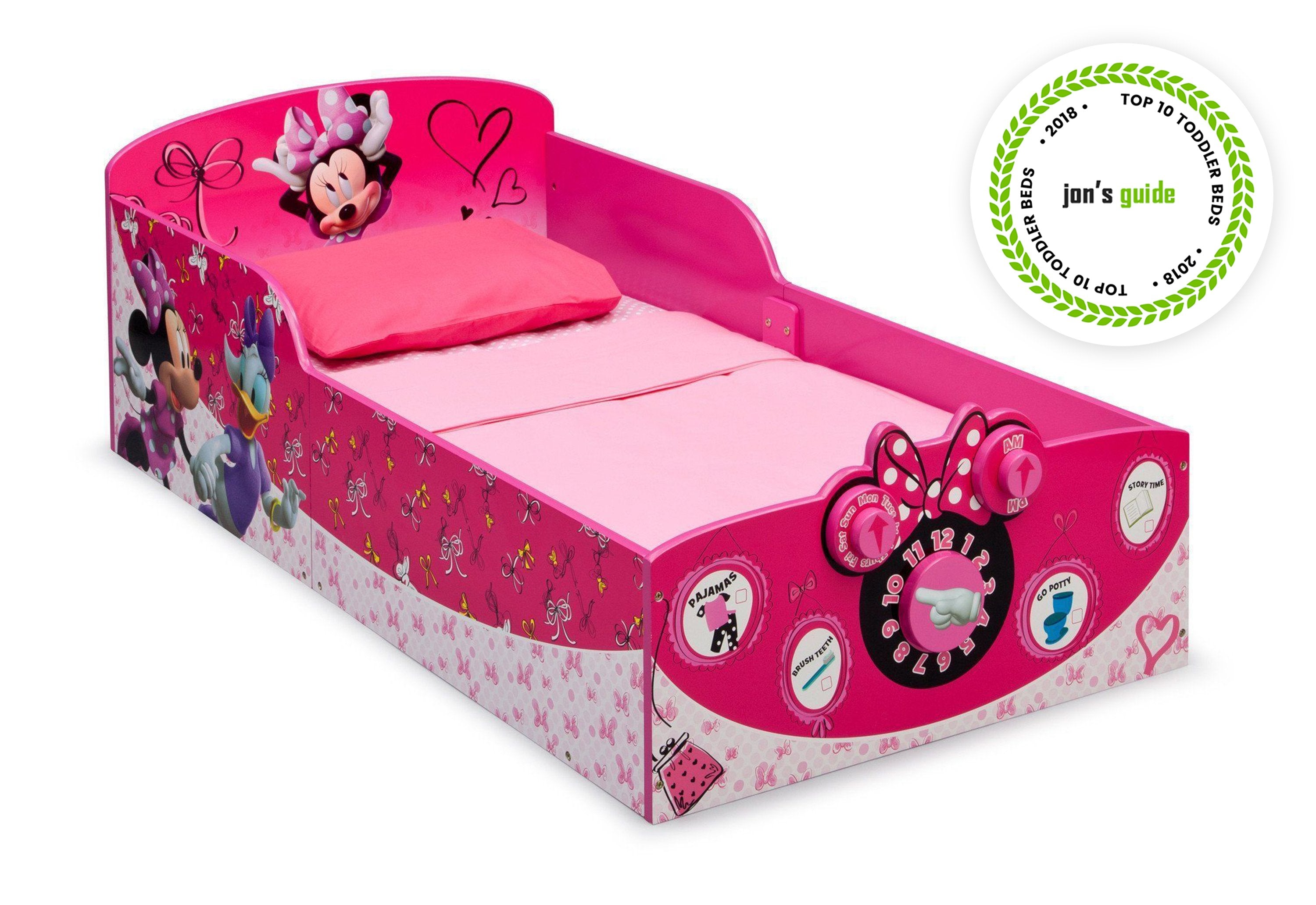 Minnie Mouse Interactive Wood Toddler Bed Delta Children