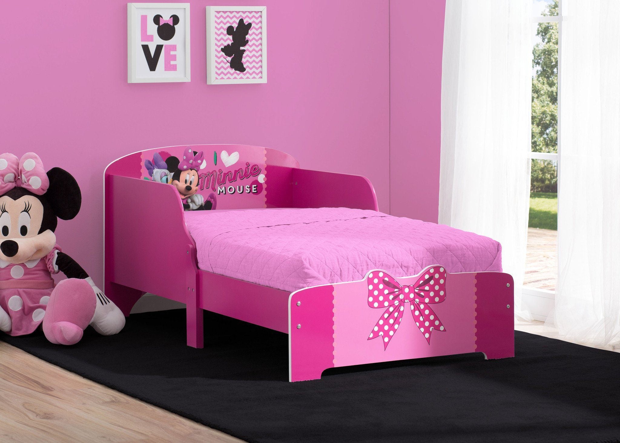 Minnie mouse headboard top