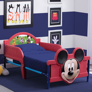 Delta Children Mickey Mouse 3D Footboard Toddler Bed, Room view, a0a 4