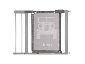Jeep Adjustable Baby Safety Gate - Easy Fit Pressure Mount Design with Walk-Through Door Grey (026) 3
