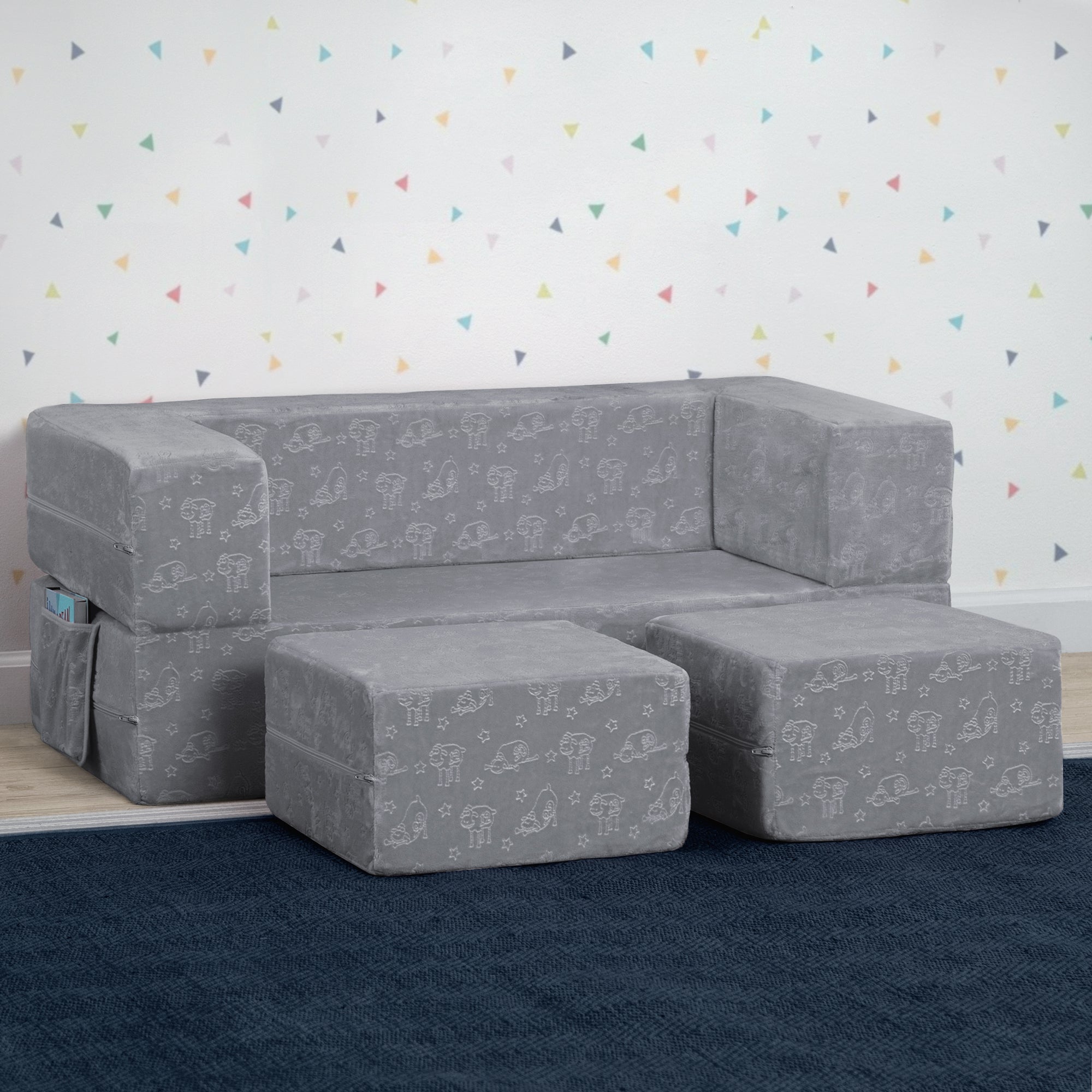 Serta Perfect Sleeper Convertible Sofa and Play Set Delta Children