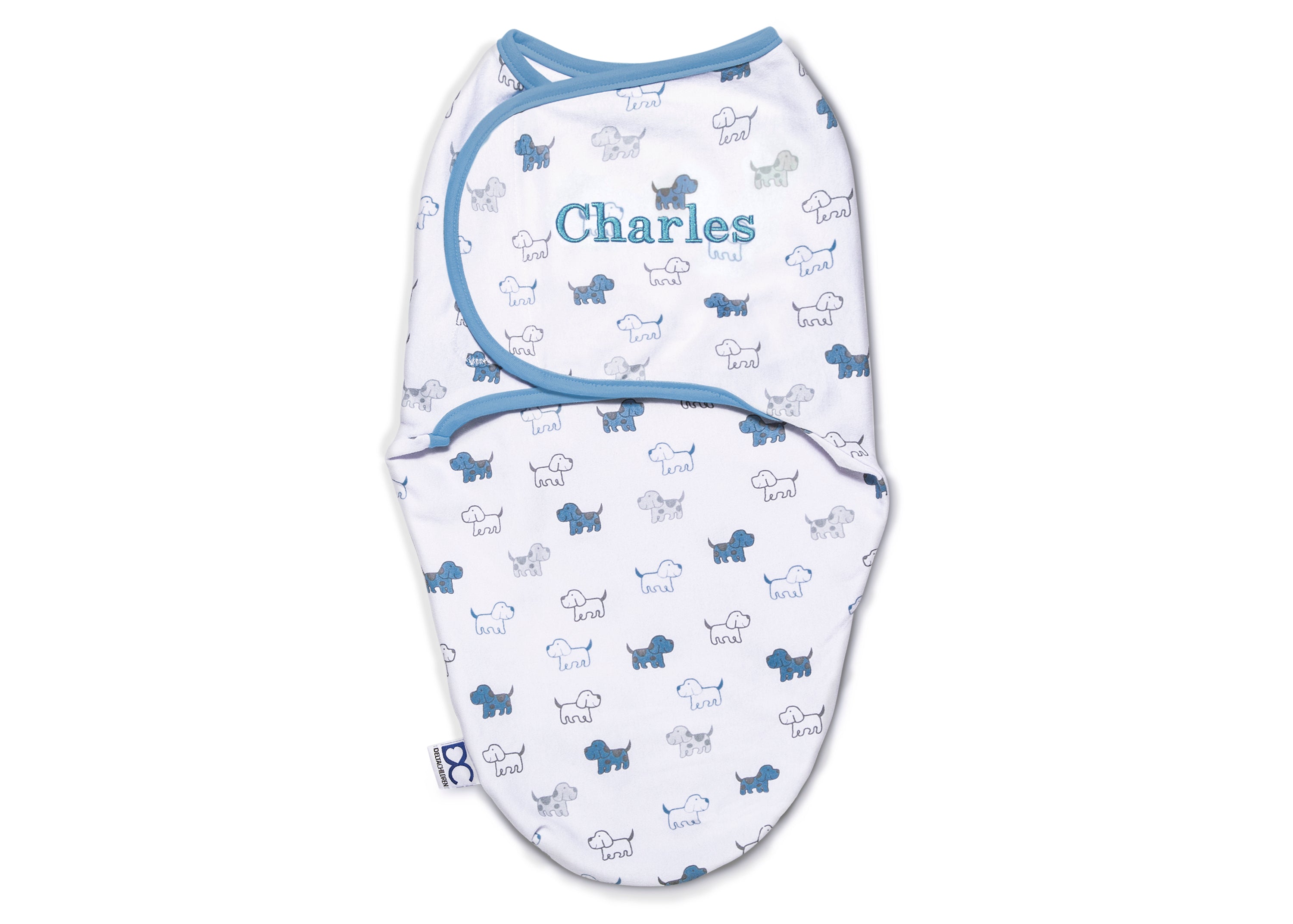 summer infant swaddle Personalized Little Lambs Adjustable Swaddle Wrap