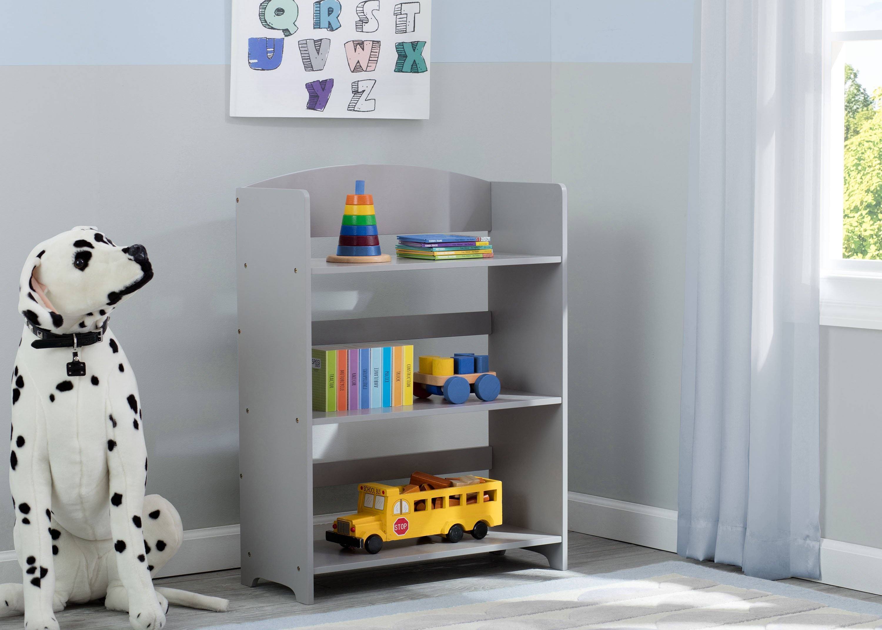 Grey nursery sales bookshelf