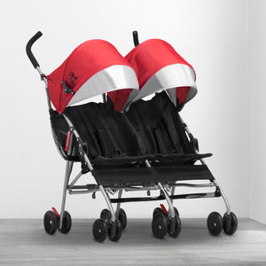 Olympia Side x Side Double Stroller Red (2173) 35