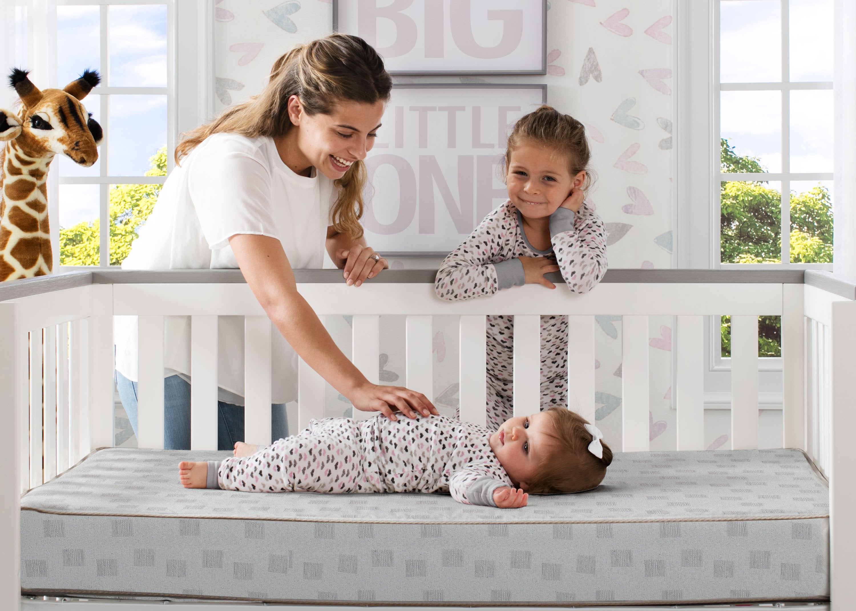 Mini Crib Mattress Sealy Ortho Rest 2-Stage Crib Mattress