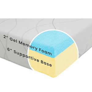 Delta Children Doze 8-Inch Gel Memory Foam Twin Mattress 3