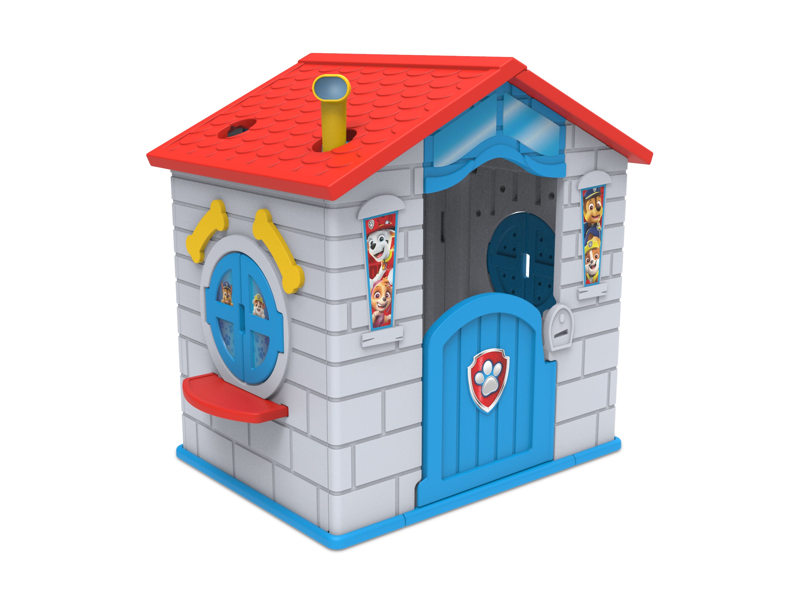 PAW Patrol Plastic Indoor/Outdoor Playhouse with Easy Delta Children