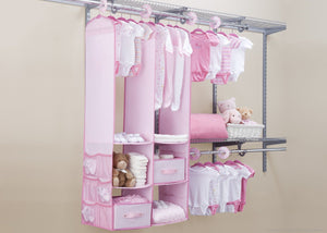 Delta Children Barely Pink (689) 24 Piece Nursery Storage Set, Room, e1e 3