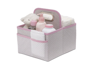 Delta Children Pink Polka Dots (693) Portable Nursery Caddy f2f 5
