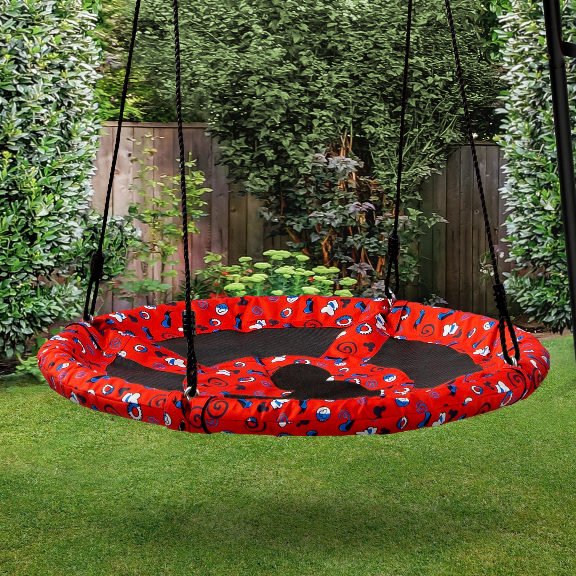 Mickey Mouse 40-Inch Saucer Swing for Kids - Delta Children