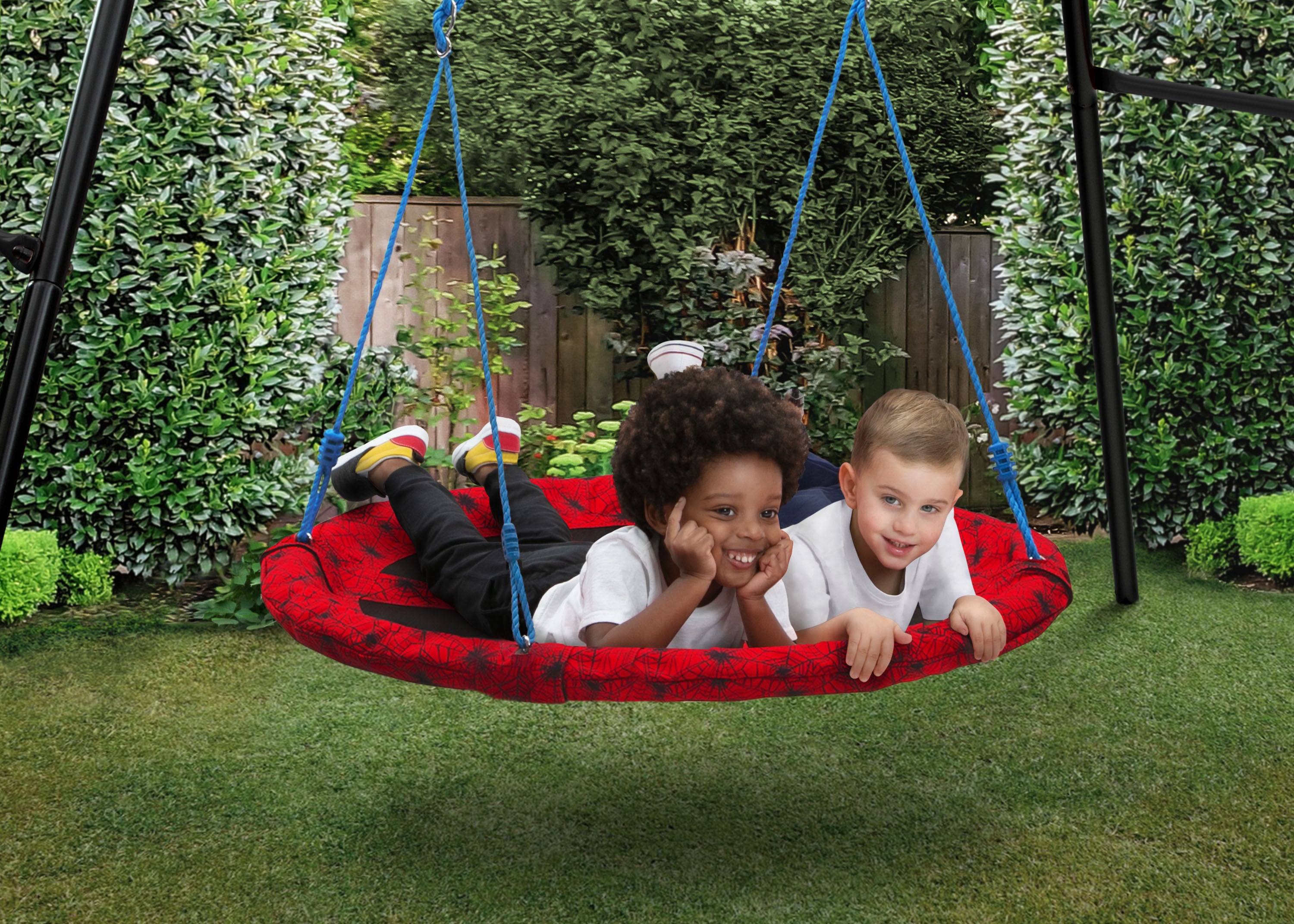 summer infant saucer Spider-Man 40-Inch Saucer Swing for Kids