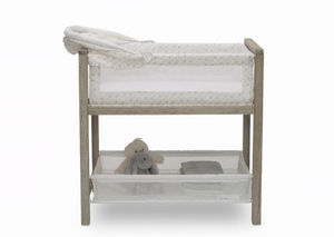 Farmhouse 2-in-1 Wood Bedside Bassinet Sleeper and changer Royal Charm (2098) 4