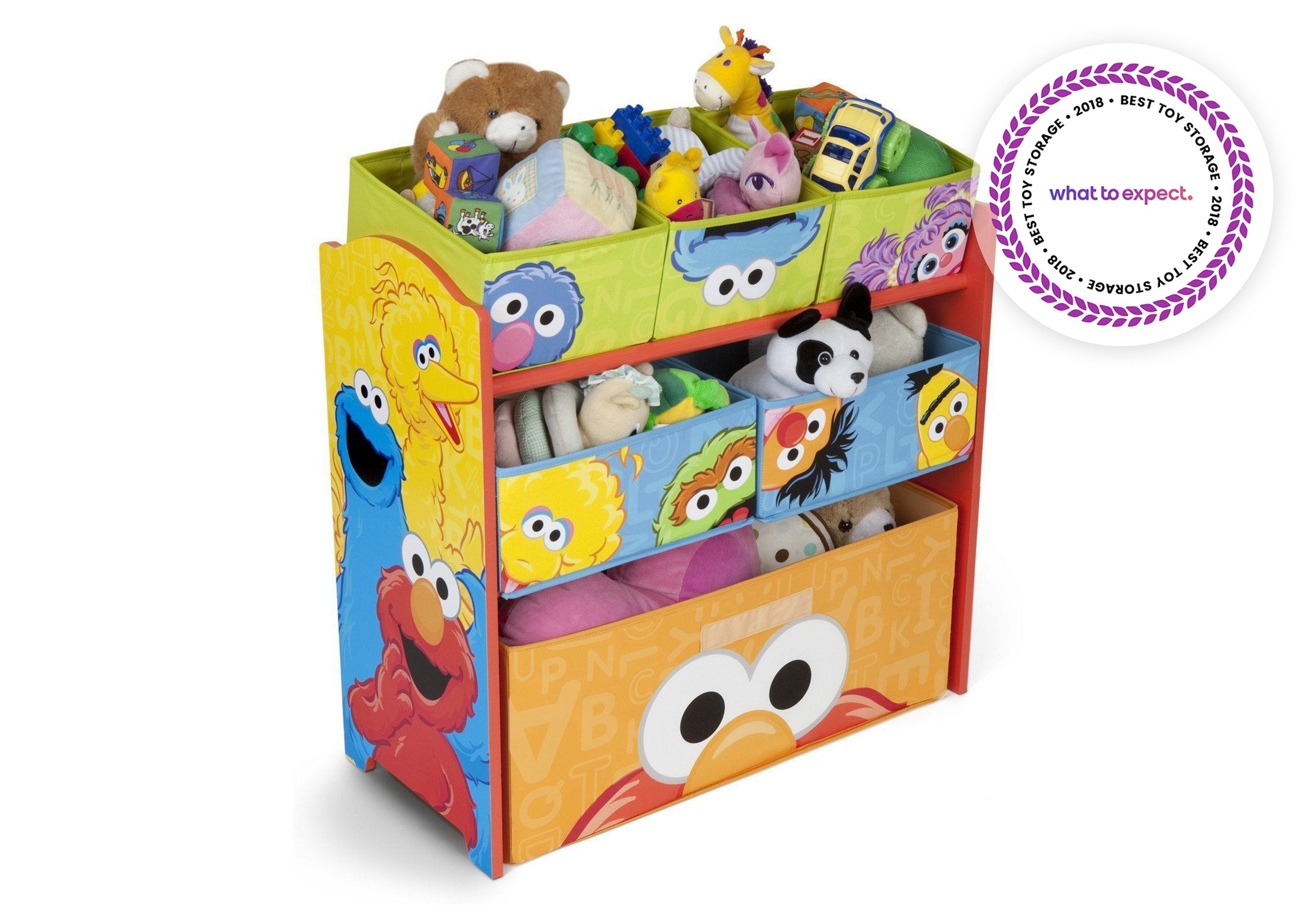 Sesame street book and toy discount organizer