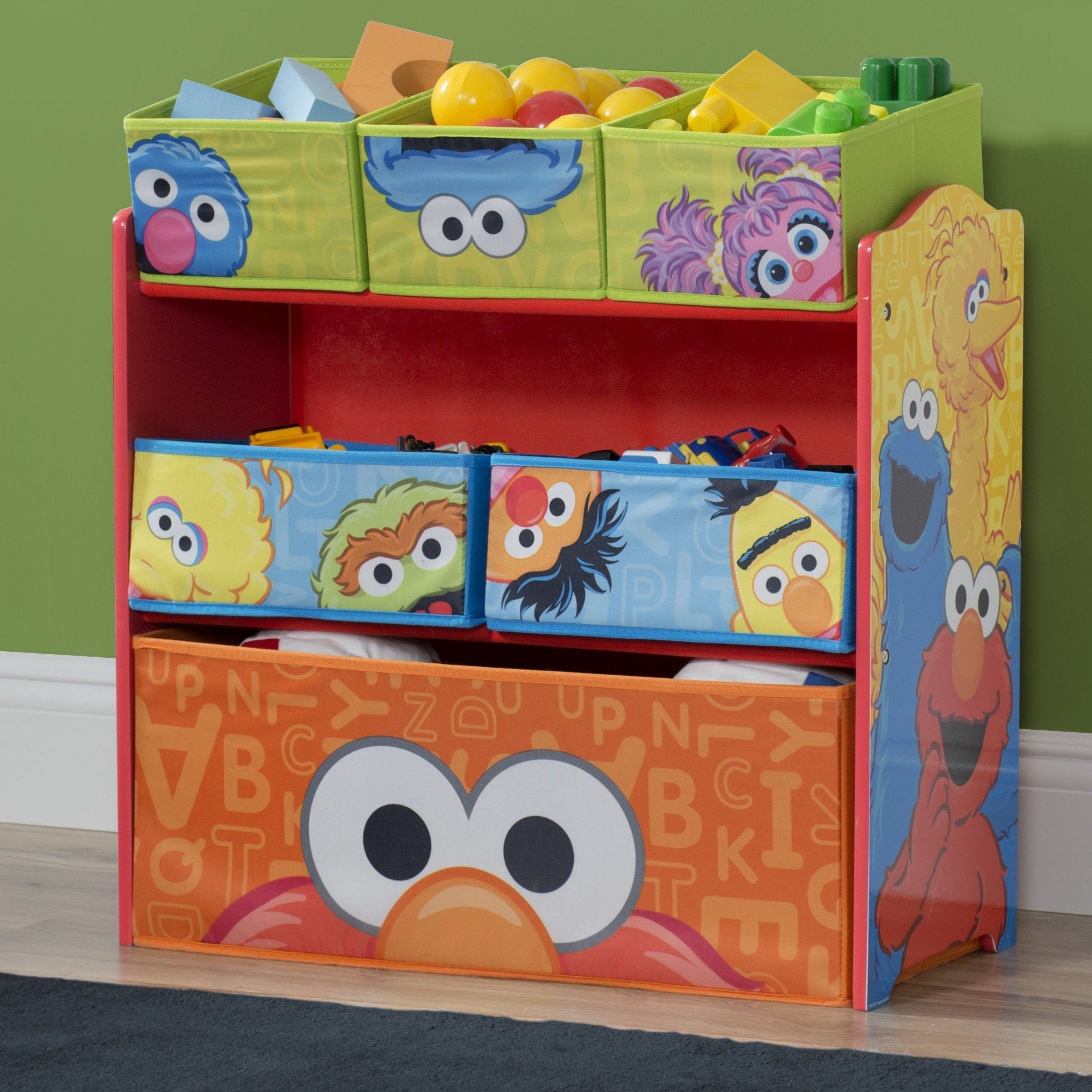 Sesame Street Multi Bin Toy Organizer Delta Children