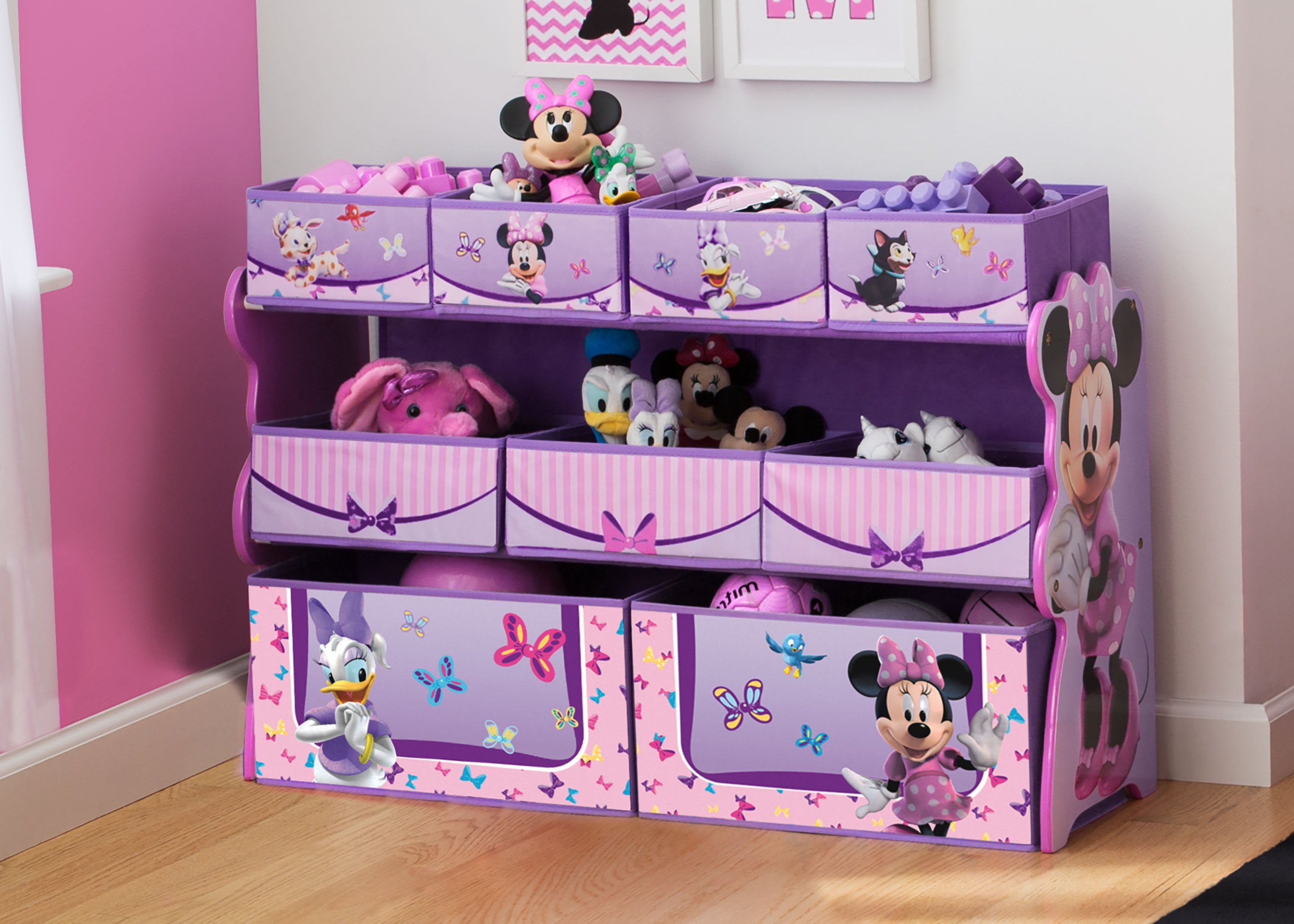 Minnie Mouse Deluxe Multi-Bin Toy Organizer Delta Children