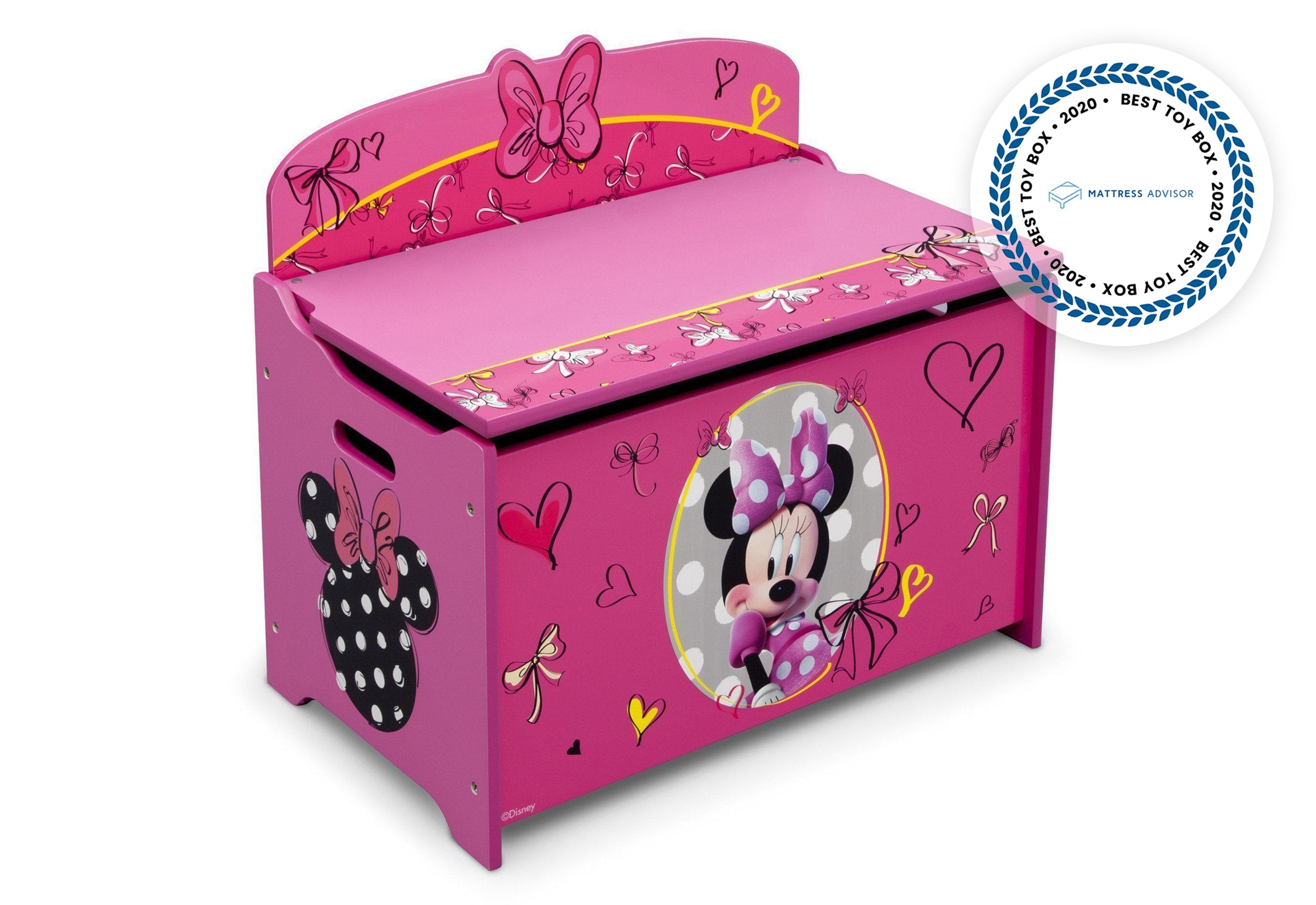 Cuadrante Zanahoria Telégrafo Disney Minnie Mouse Deluxe Toy Box | Delta Children