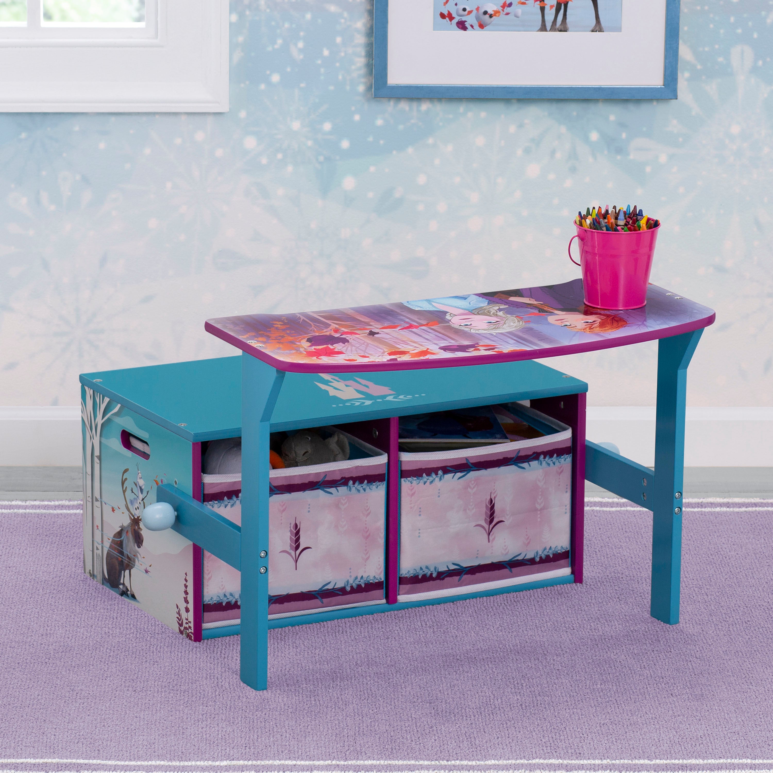 Disney frozen activity table hot sale set