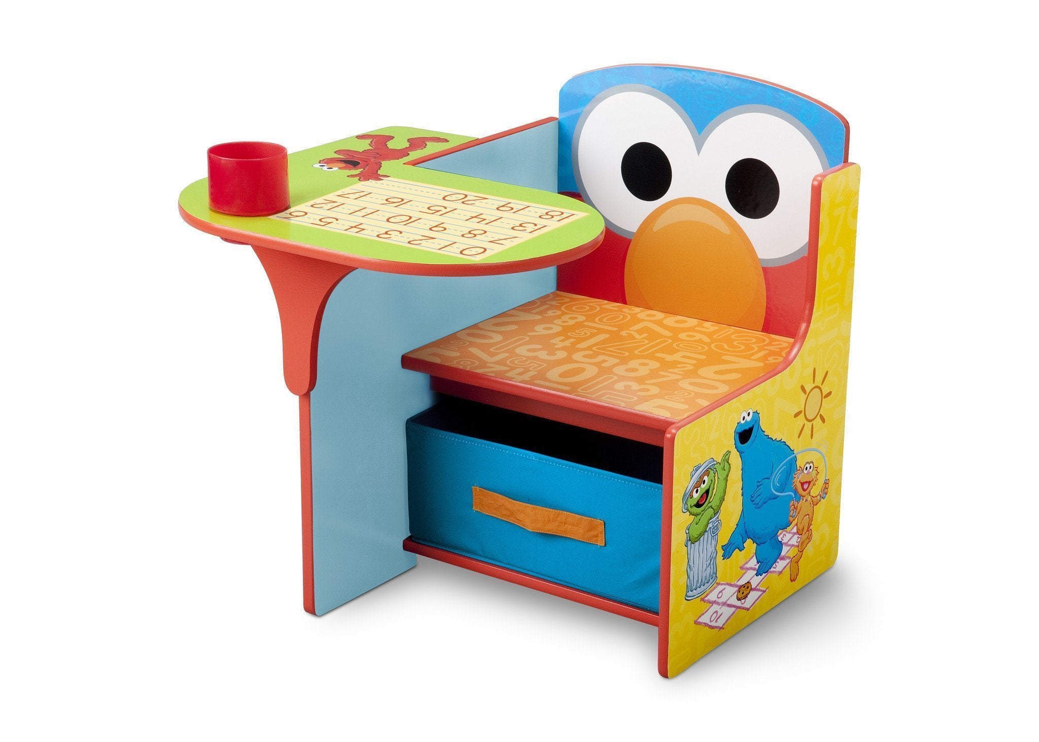 delta children desk Delta Children Chair Desk with Storage Bin, Sesame Street