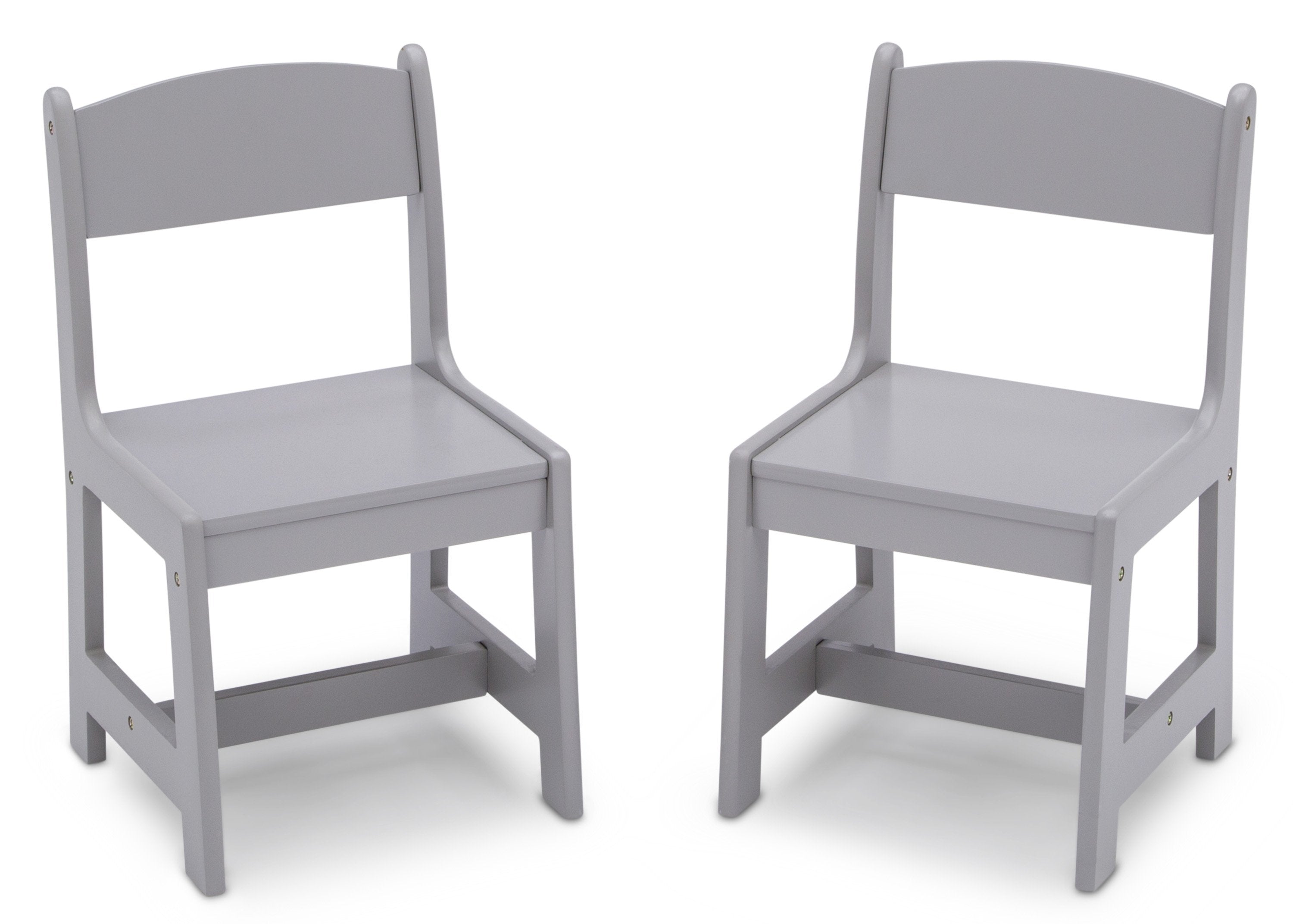 MySize Wood Kids Chairs for Playroom (Pack of 2)